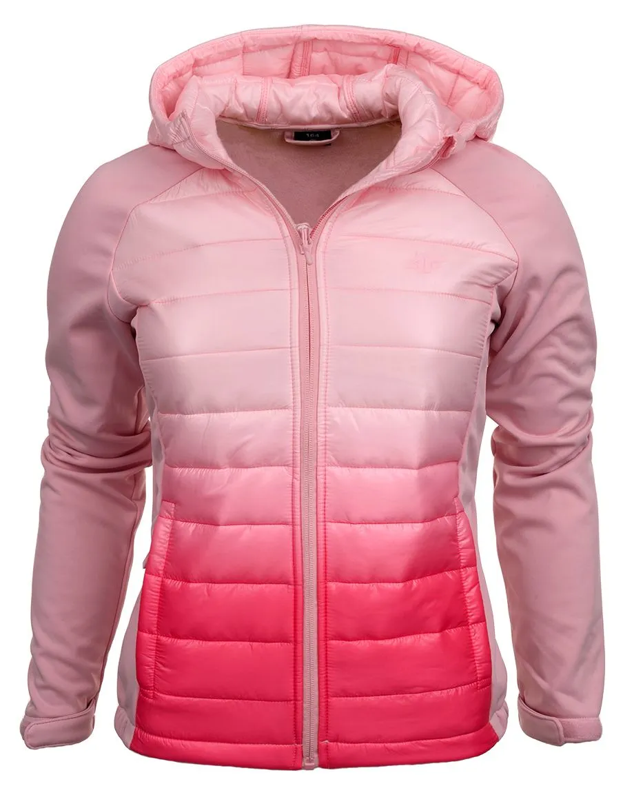 4F Kinder Jacke mit Kapuze Softshell HJZ21 JSFD002 56S