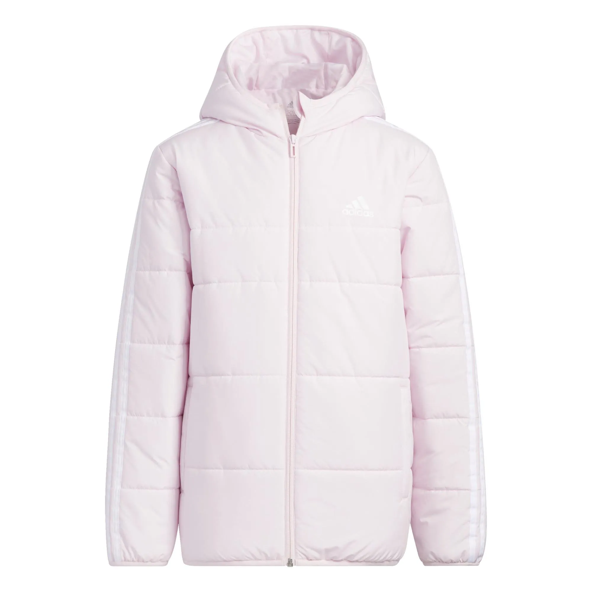 adidas 3-Streifen Padded Kids Jacke Funktionsjacke Kinder Clear Pink im Online Shop von kaufen