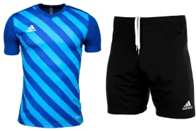 adidas Kinder Sport-Set T-shirt Kurze Hose Entrada 22 Graphic Jersey HF0130/H57502