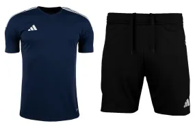 adidas Kinder Sport-Set T-shirt Kurze Hose Tiro 23 League Jersey HR4618/H49597