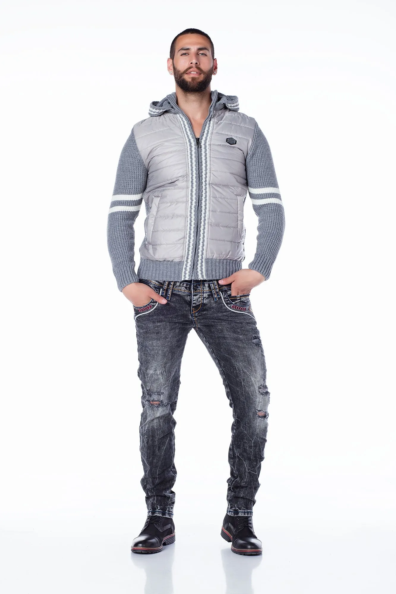 CP126 HERREN CARDIGAN