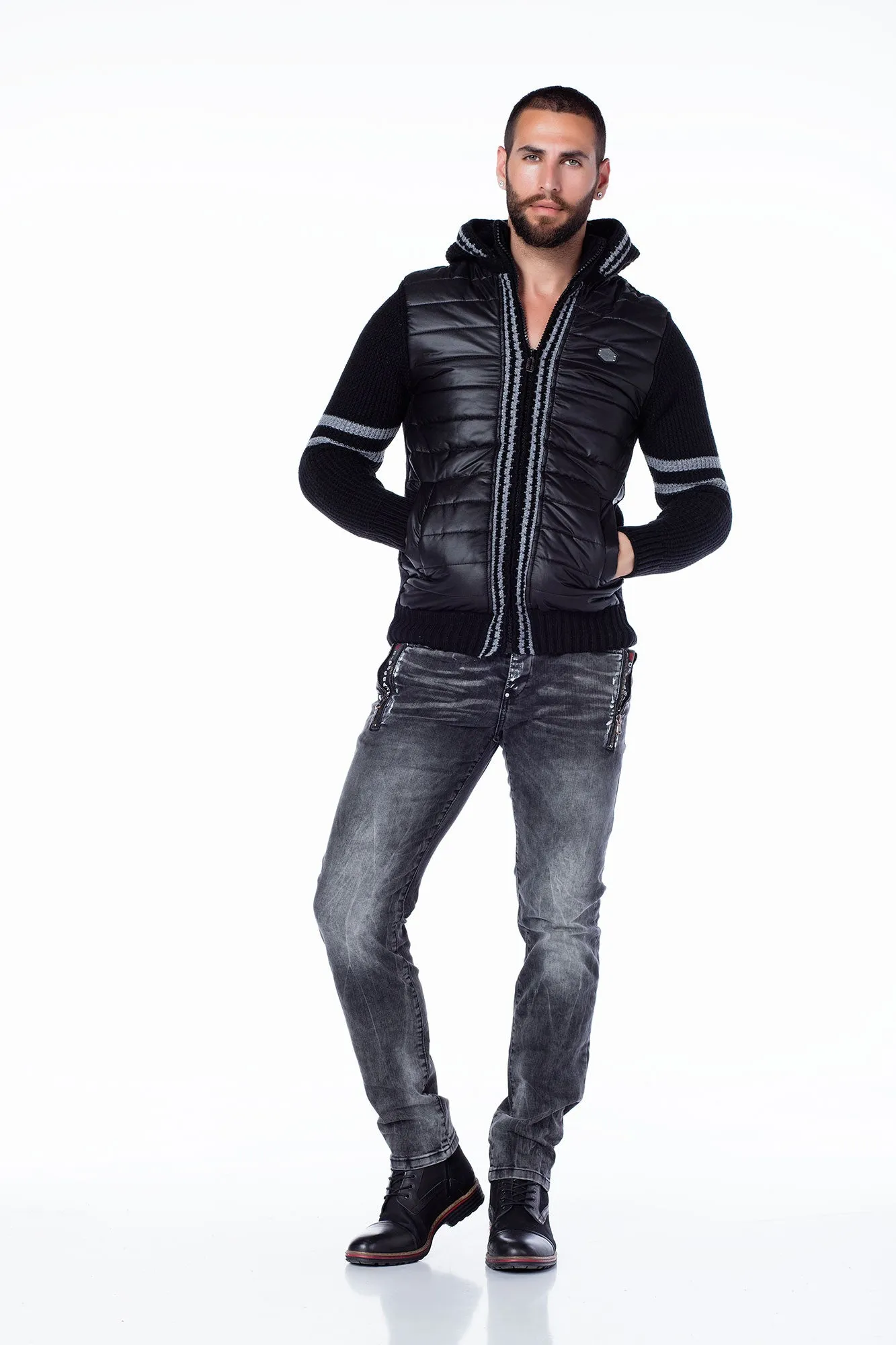 CP126 HERREN CARDIGAN