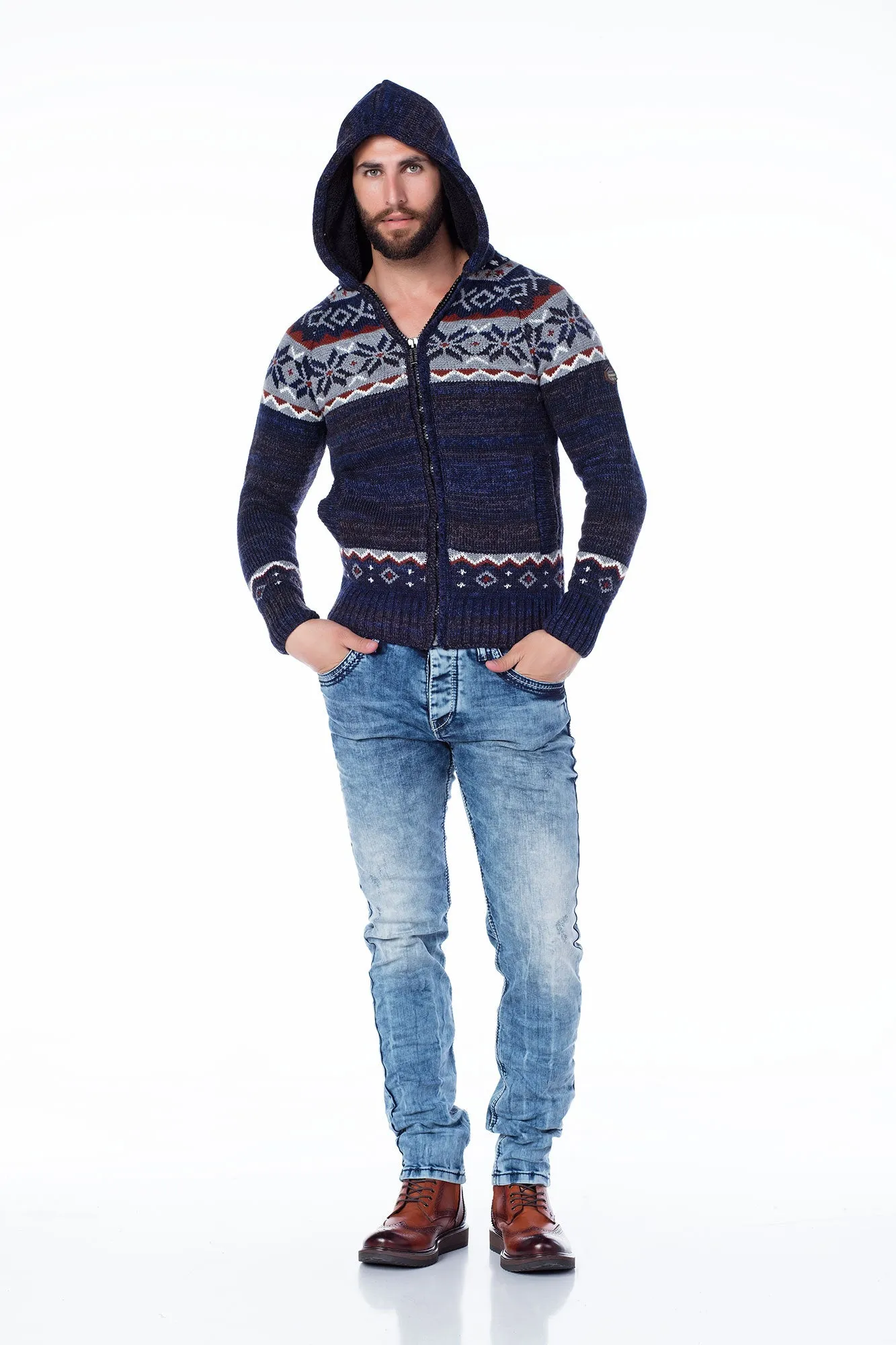 CP130 HERREN CARDIGAN