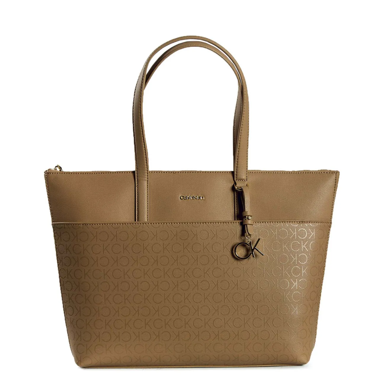 Damen Shopper Tasche - CK Must LG 875 0HE - Safari Canvas