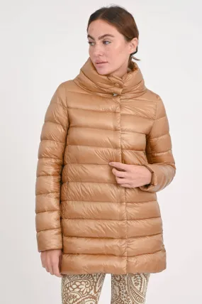 Daunen-Kurzmantel AMELIA in Camel