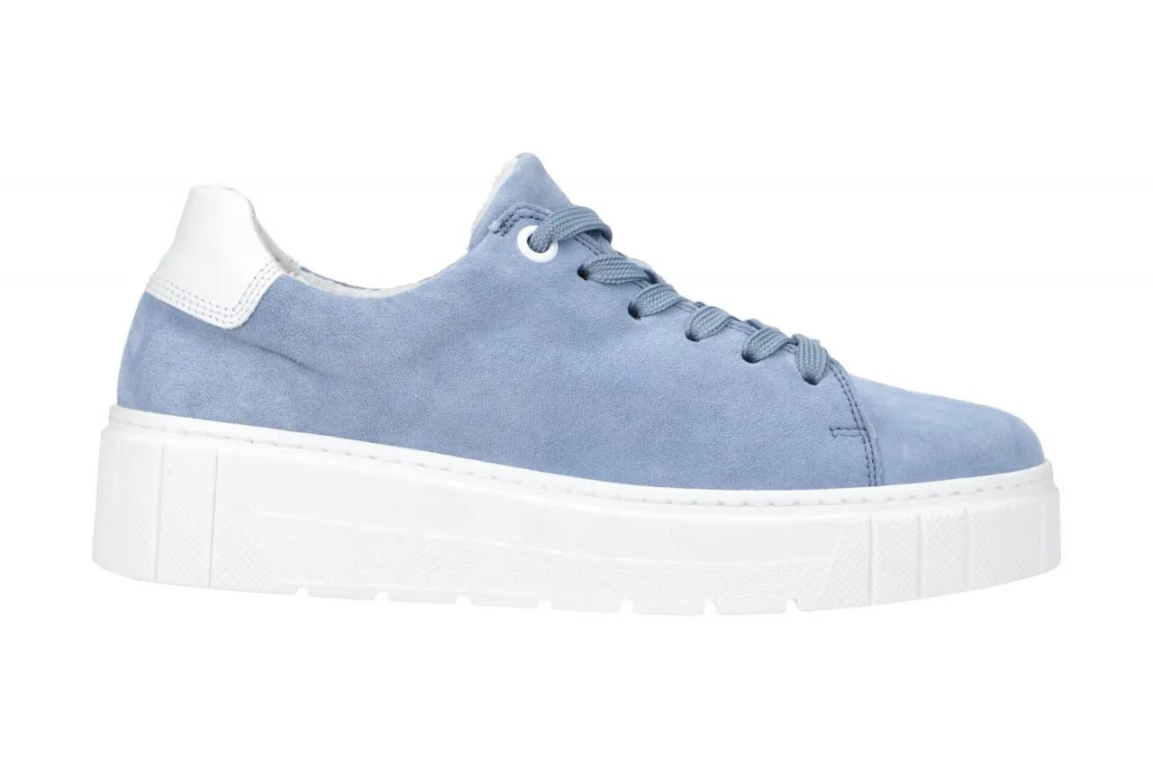 Gabor Schuhe Sneakers azur blau H-Weite 46.410.26