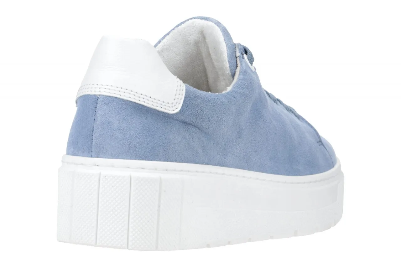 Gabor Schuhe Sneakers azur blau H-Weite 46.410.26