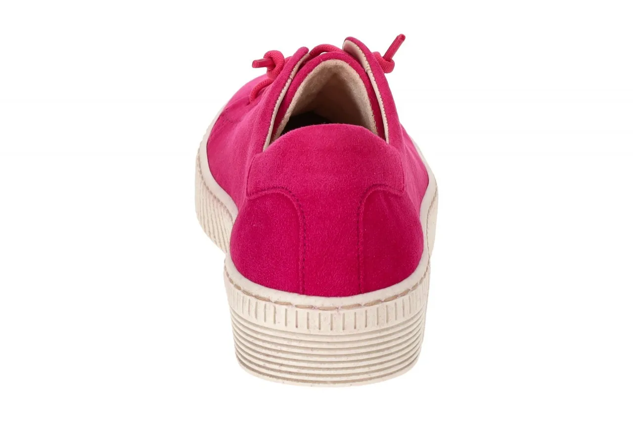 Gabor Schuhe Sneakers pink Samt Velour 43.331.10