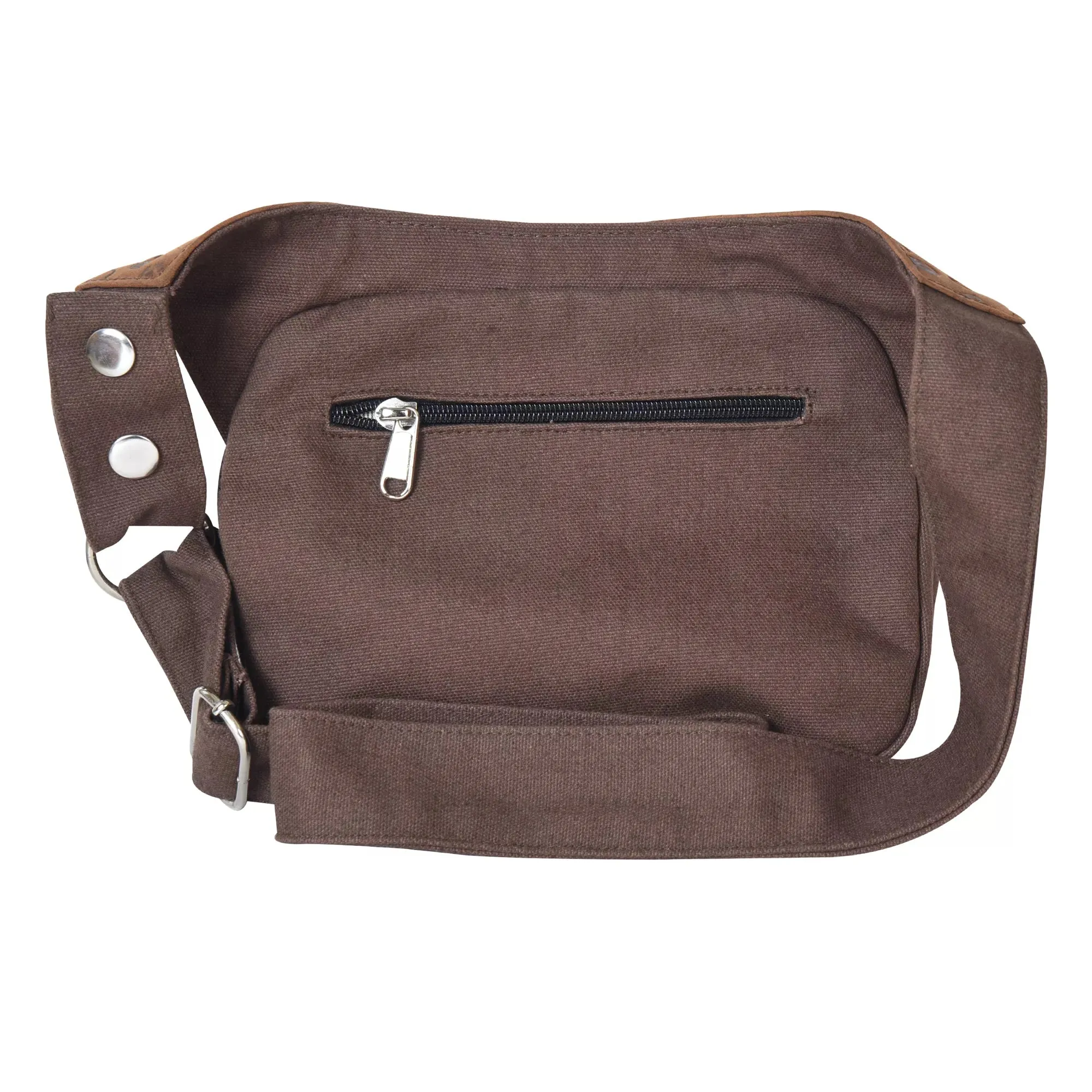 Gassi-Tasche Vintage Leder mit kleinen Pfoten&Herzprgungen - Frankfurt- 4826