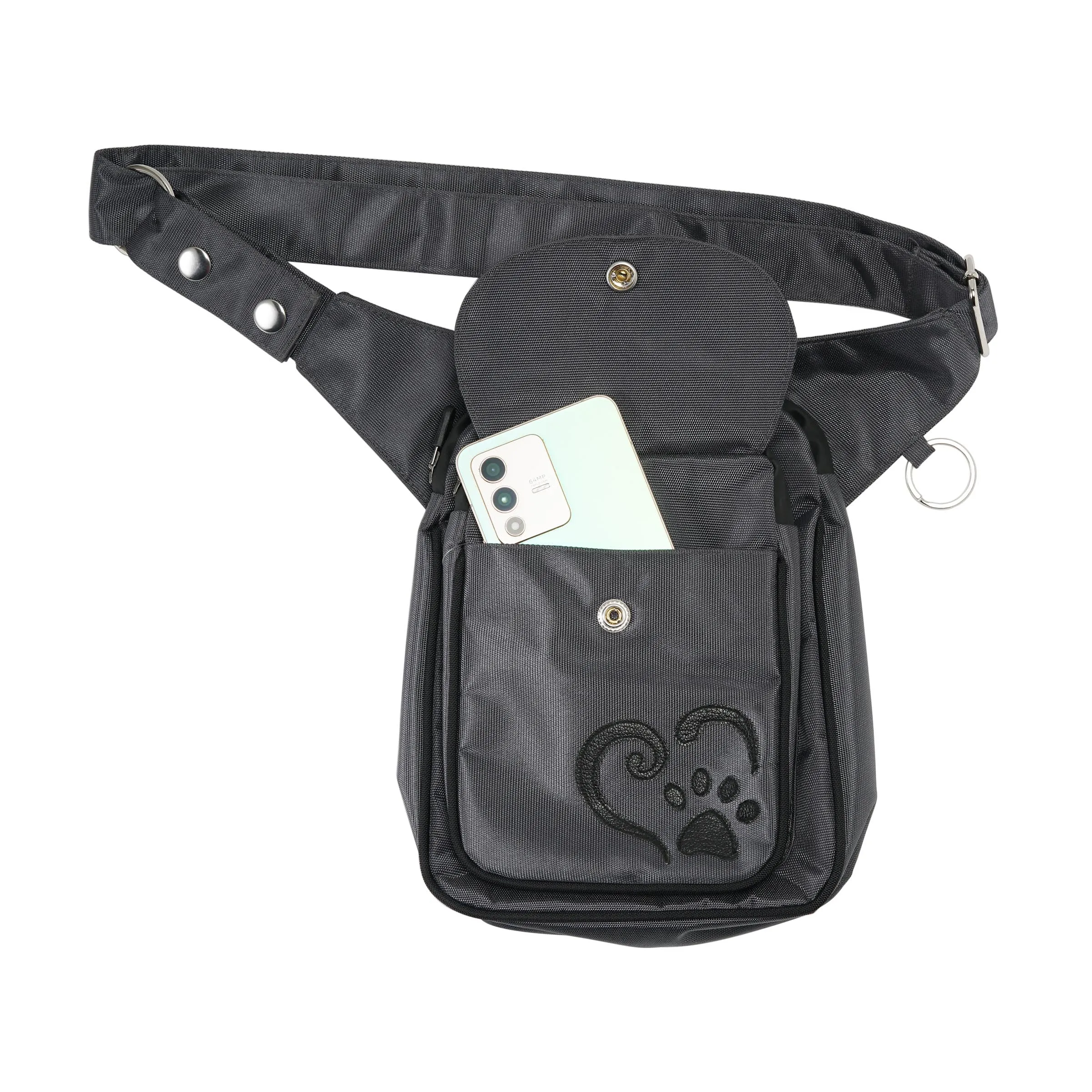 Gassi-Tasche, wasserabweisend mit Pfote&Herz S-XXXL Freiburg ZHS 7104