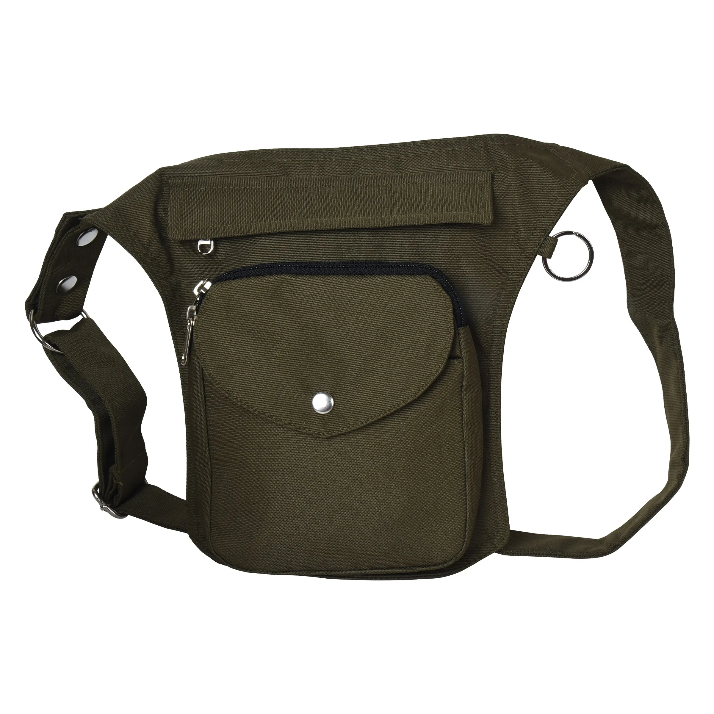 Gassi-Tasche Wasserabweisende Einfarbige Khaki - Barcelona HSW 75510