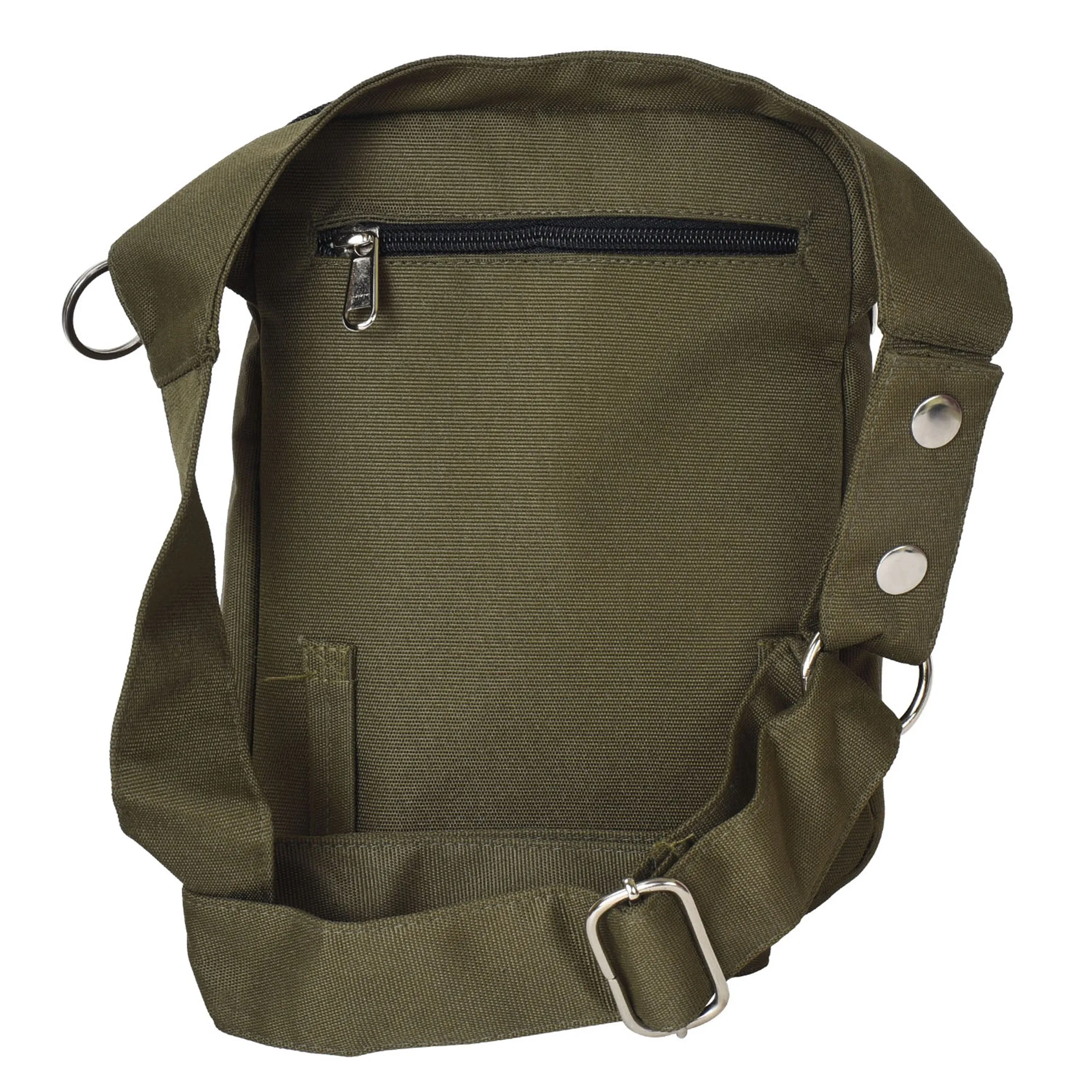 Gassi-Tasche Wasserabweisende mit Pfote&Herz (Nylon Khaki-Braun) Freiburg ZHS 71010