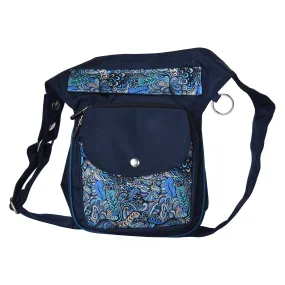 Gassi-Tasche Wasserabweisende - Paisley Saphirblau - Hannover ZHS 713/13-P6