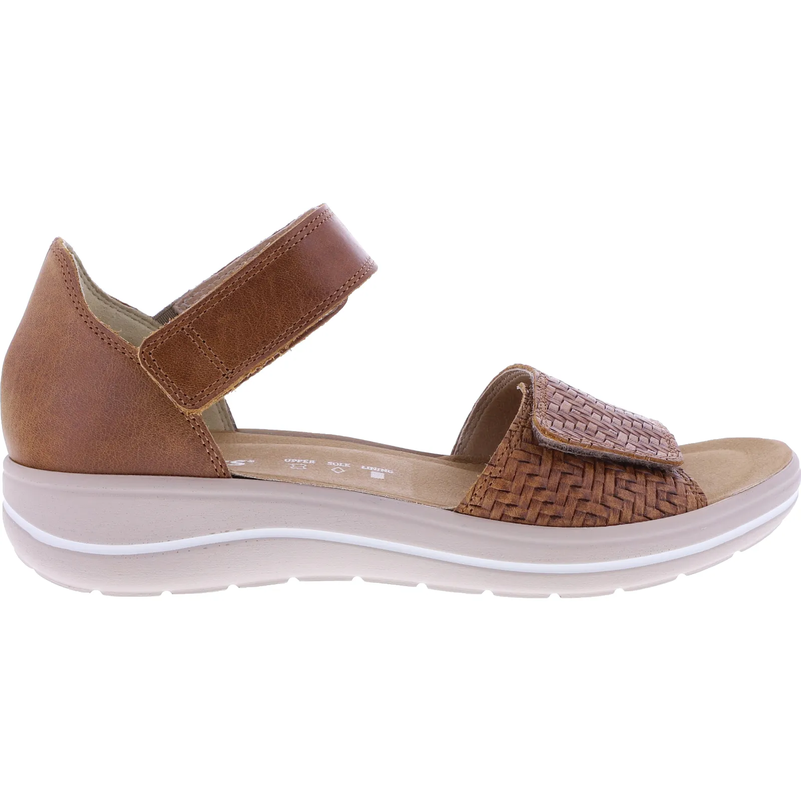 Hartjes | Modell: Pop | Cognac-Braun Nappaleder | Weite: G | 1322102-5353 | Damen Sandalen