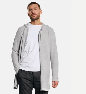 Herren emilio adani Cardigan mit Kapuze in Grau kaufen 33009