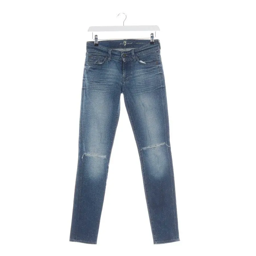 Jeans Slim Fit W26 Blau