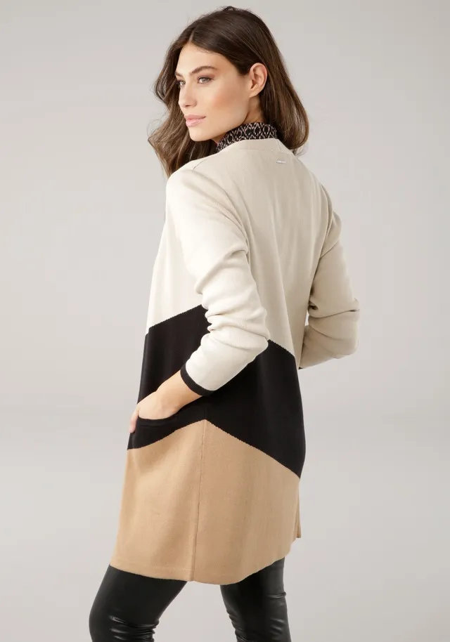 Laura Scott Cardigan, mit Diagonalstreifen online shoppen | Jelmoli-Versand