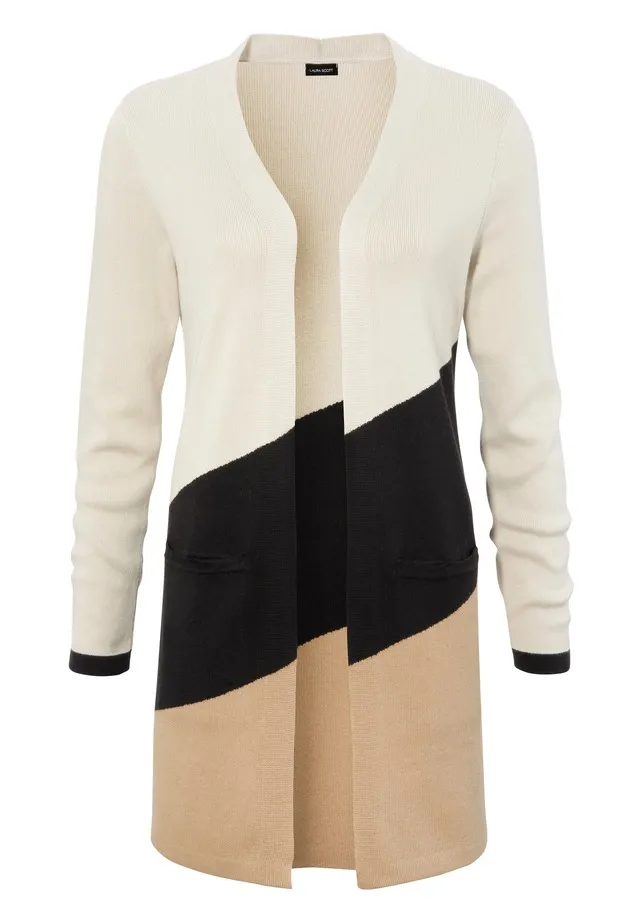 Laura Scott Cardigan, mit Diagonalstreifen online shoppen | Jelmoli-Versand