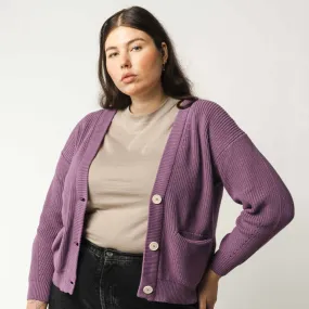 MELA Damen Strick-Cardigan "ARTHA" - lila