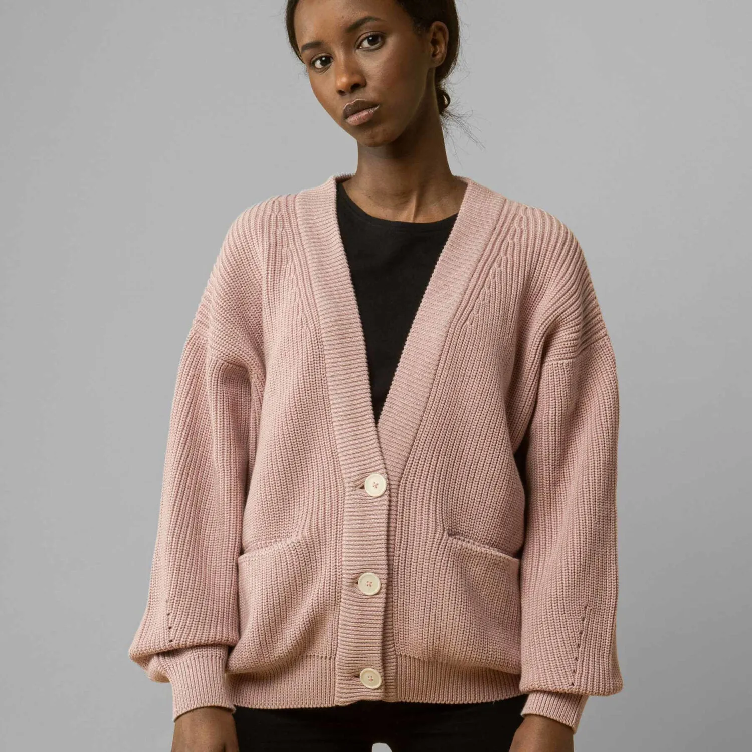 MELA Damen Strick-Cardigan "ARTHA" - rose