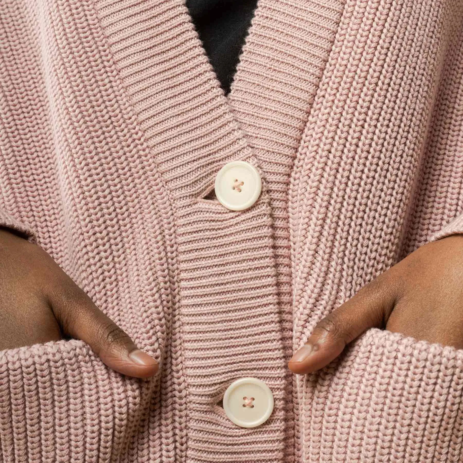 MELA Damen Strick-Cardigan "ARTHA" - rose