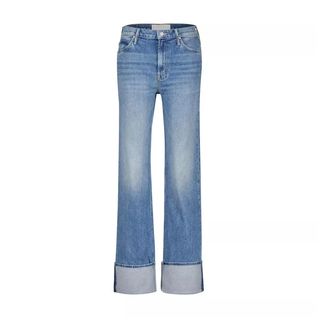   Mother  Bootcut Jeans Blau