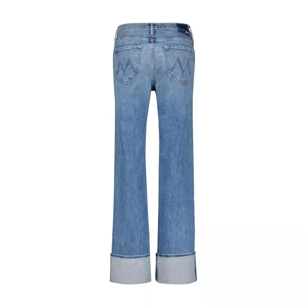   Mother  Bootcut Jeans Blau