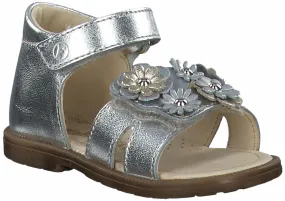 Naturino Kinder-Sandalen aus Leder 386911763615 (Silber)