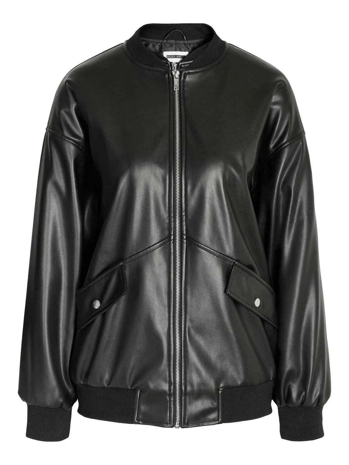 NMRONJA OVERSIZE PU BOMBER JACKET NOOS