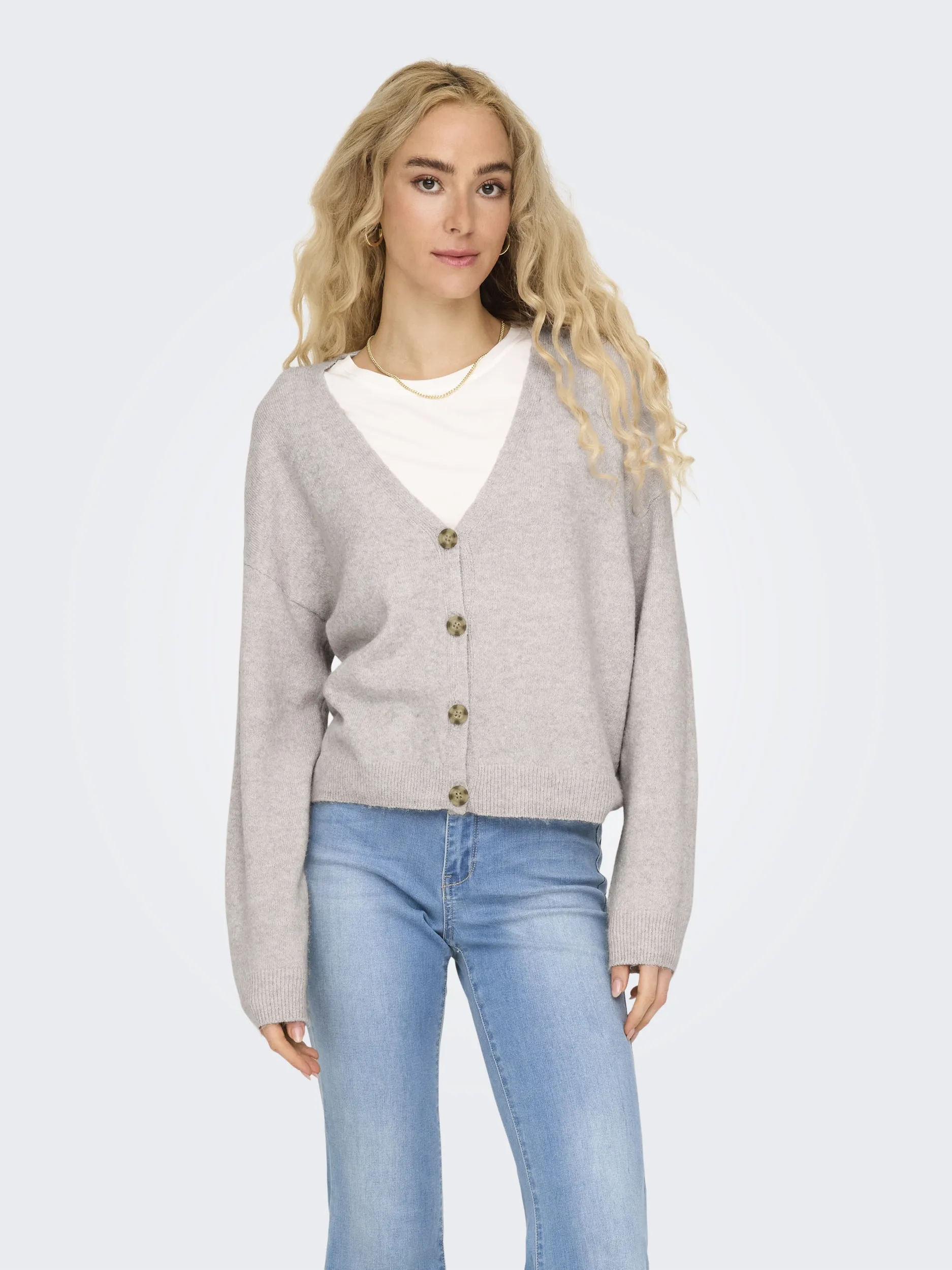 ONLY ONLRICA LIFE L/S V-NECK CARDIGAN KN