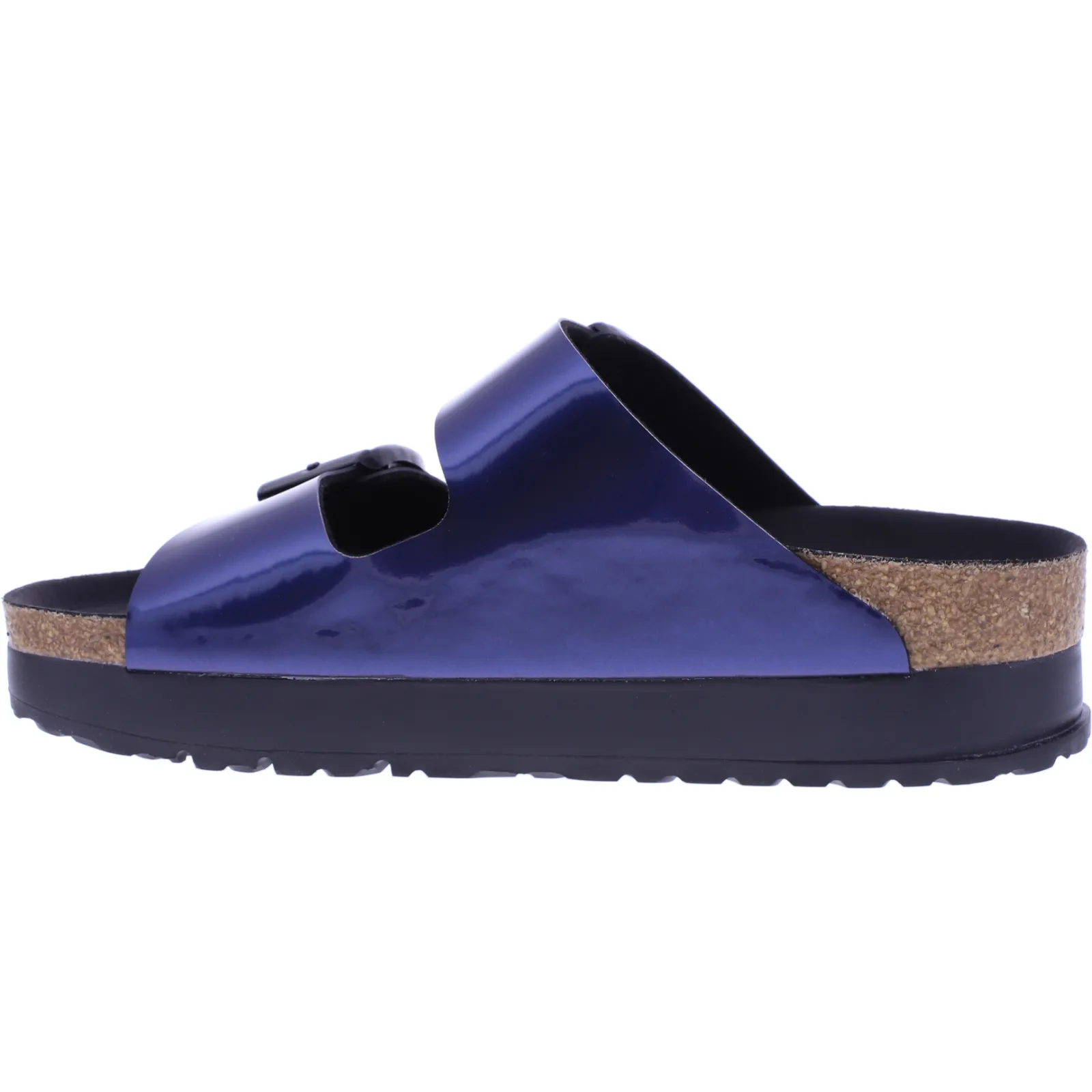 Papillio | Arizona Platform | Dark Blue Lack | Birko-Flor | 1028387 | Damen Plateau-Sandalen