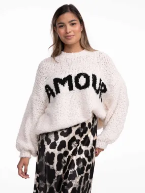 Pullover Amour in Creme