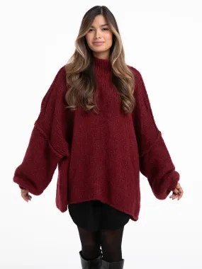 Pullover Elli in Burgundy