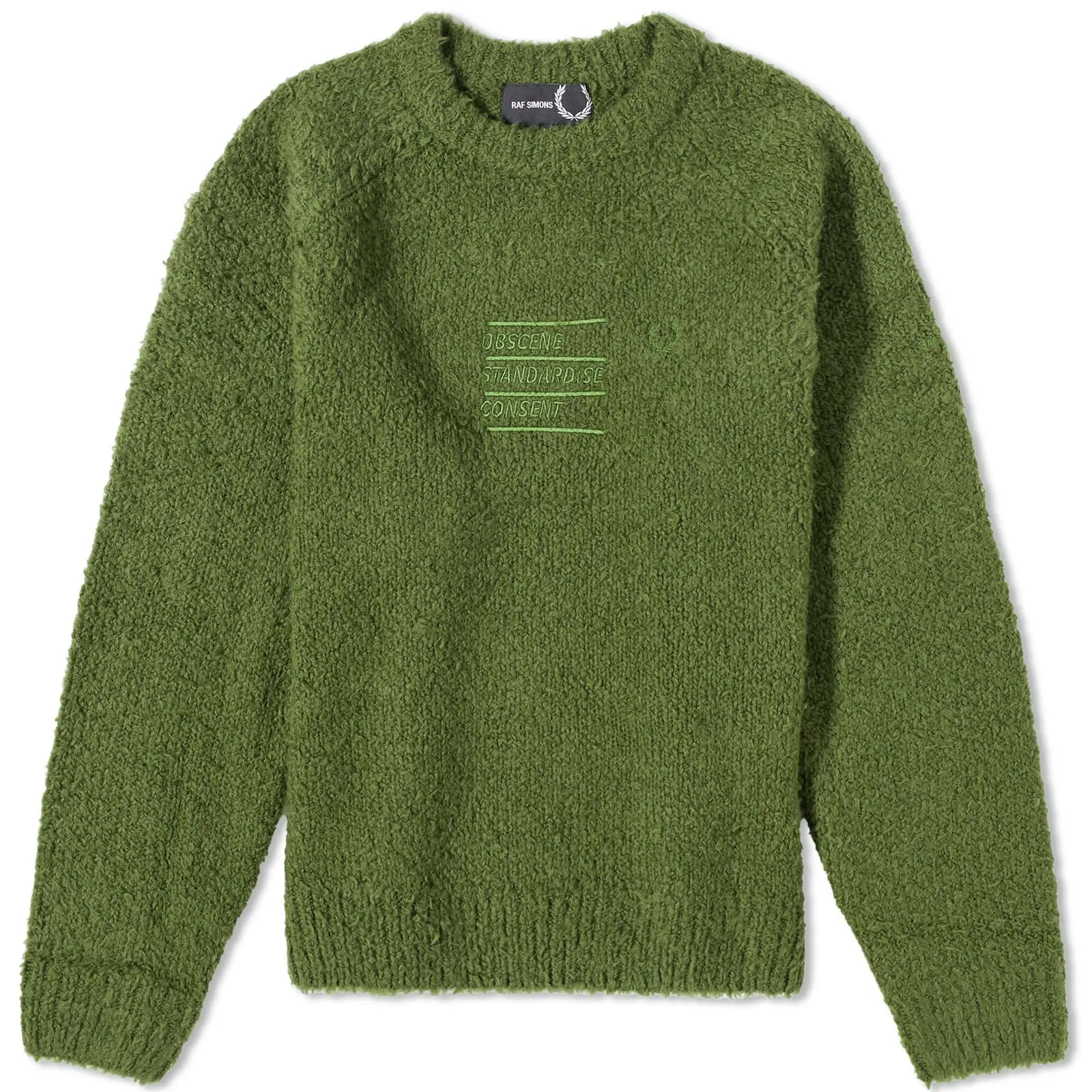 Pullover Fred Perry Raf Simons x Fluffy Crewneck SK6518-M26