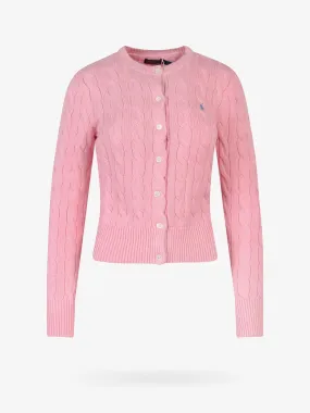 Pullover Polo by Ralph Lauren Pink Cable Knit Cardigan 211891643004