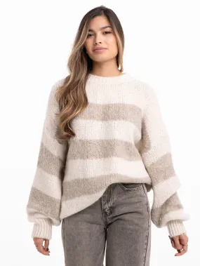 Pullover Tara in Taupe