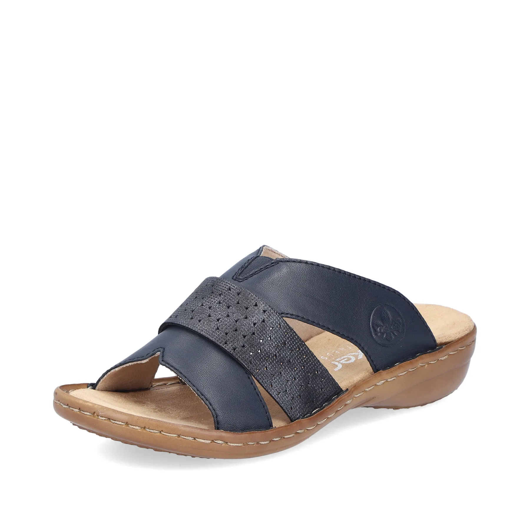 Rieker Damen Pantoletten marineblau | 60897-14