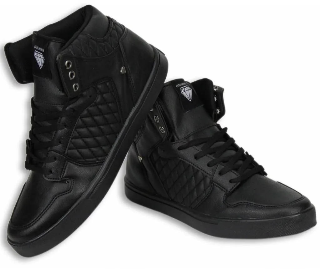 Sneakers - Schuhe hoch Herren -Schwarz