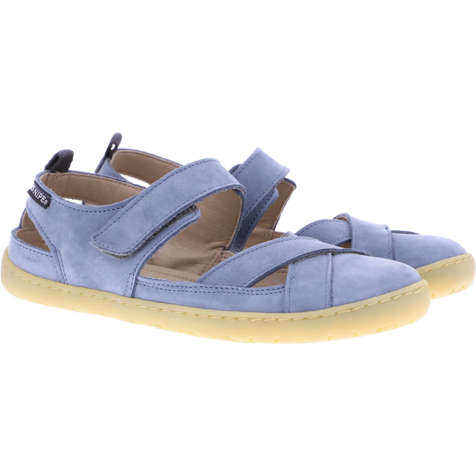 Snipe / Modell: Barefoot / Jeans Blau Nubukleder / Sandale / Art: 05360-006 / Damen Sandalen