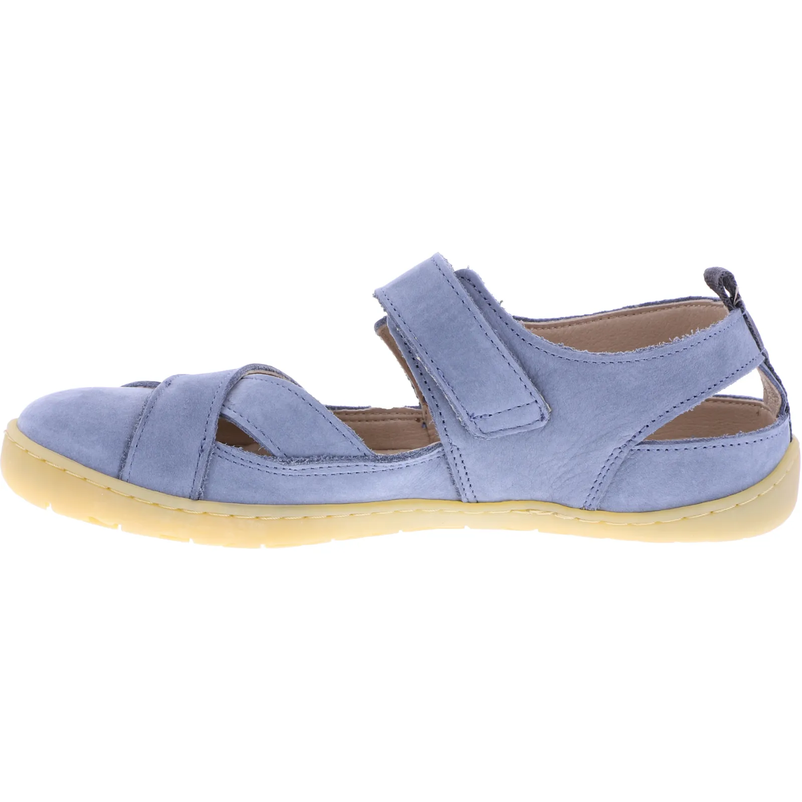 Snipe / Modell: Barefoot / Jeans Blau Nubukleder / Sandale / Art: 05360-006 / Damen Sandalen