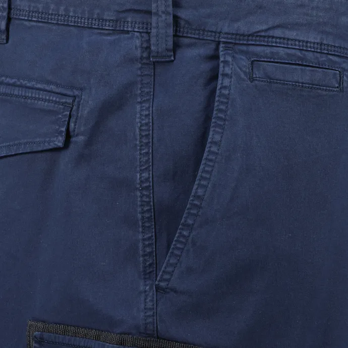 s.Oliver Cargo-Shorts aus Baumwolle, blau 