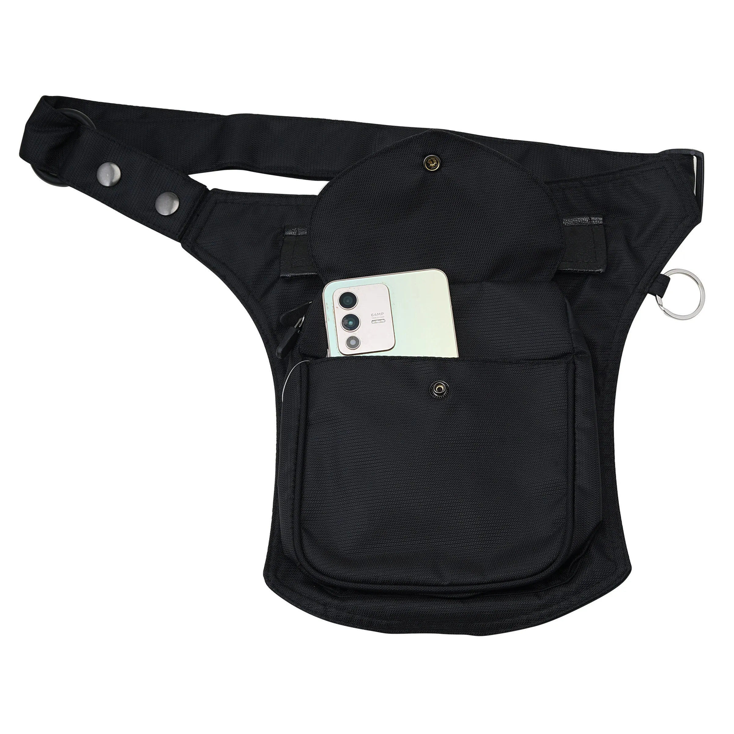 Wasserabweisende Gassi-Tasche in Schwarz - Barcelona HSW 7332