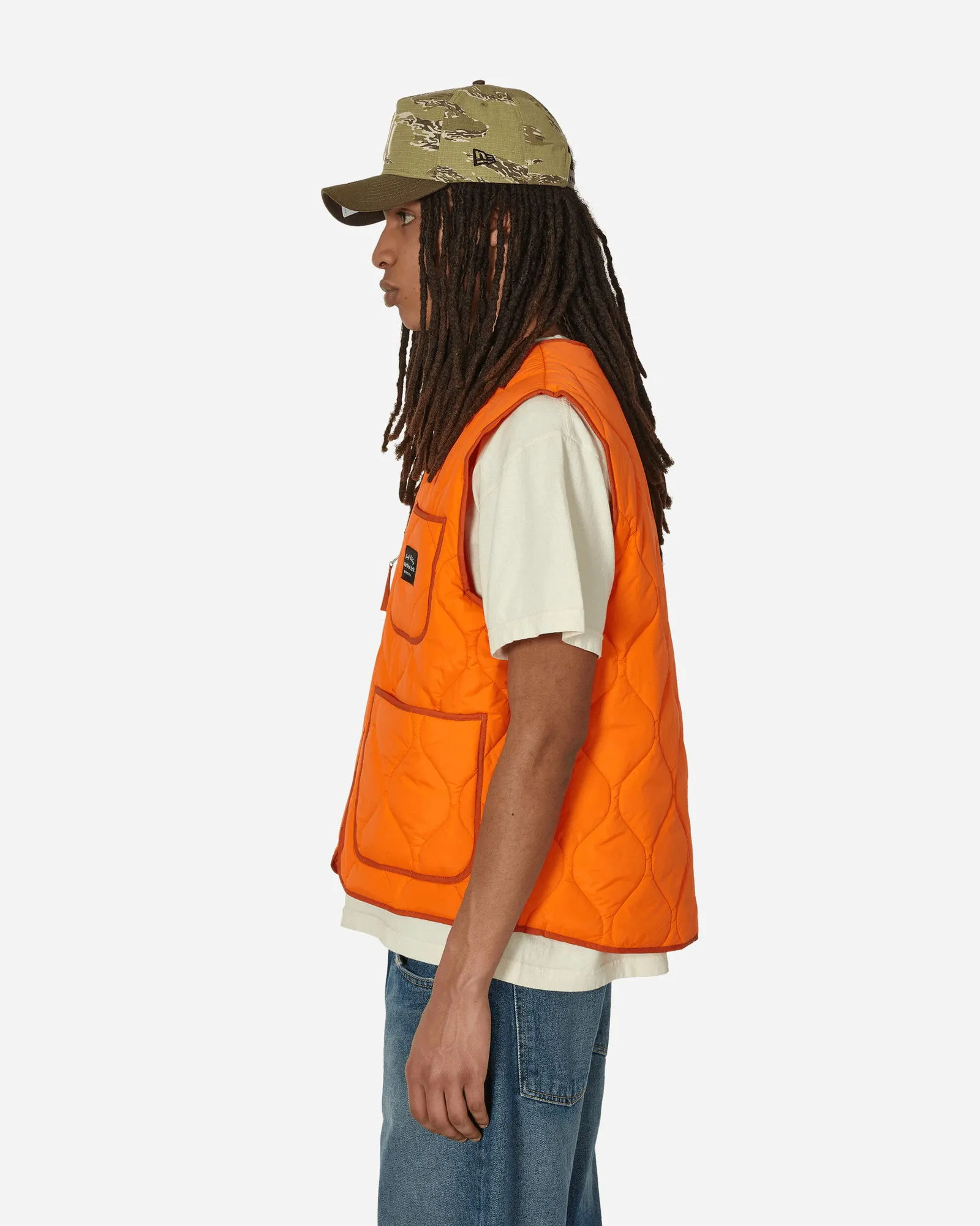 Weste Awake NY Quilted Nylon Shell Vest Orange 9031853 ORNG