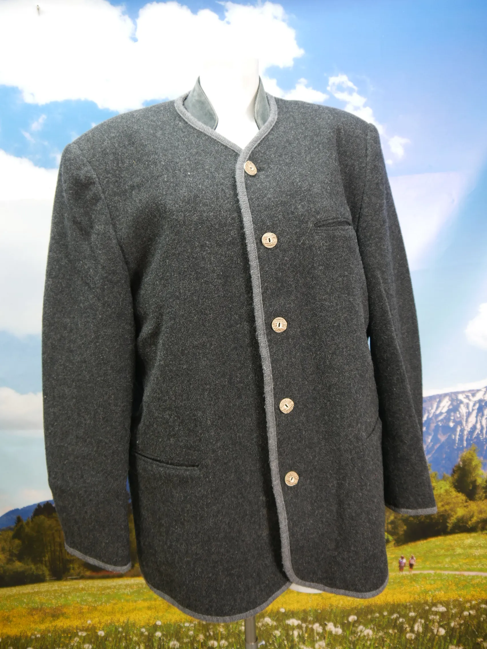 Zugspitz Trachten neuwertig Walkjacke mit Weste klasse Walkjacke Jacke Gr.54