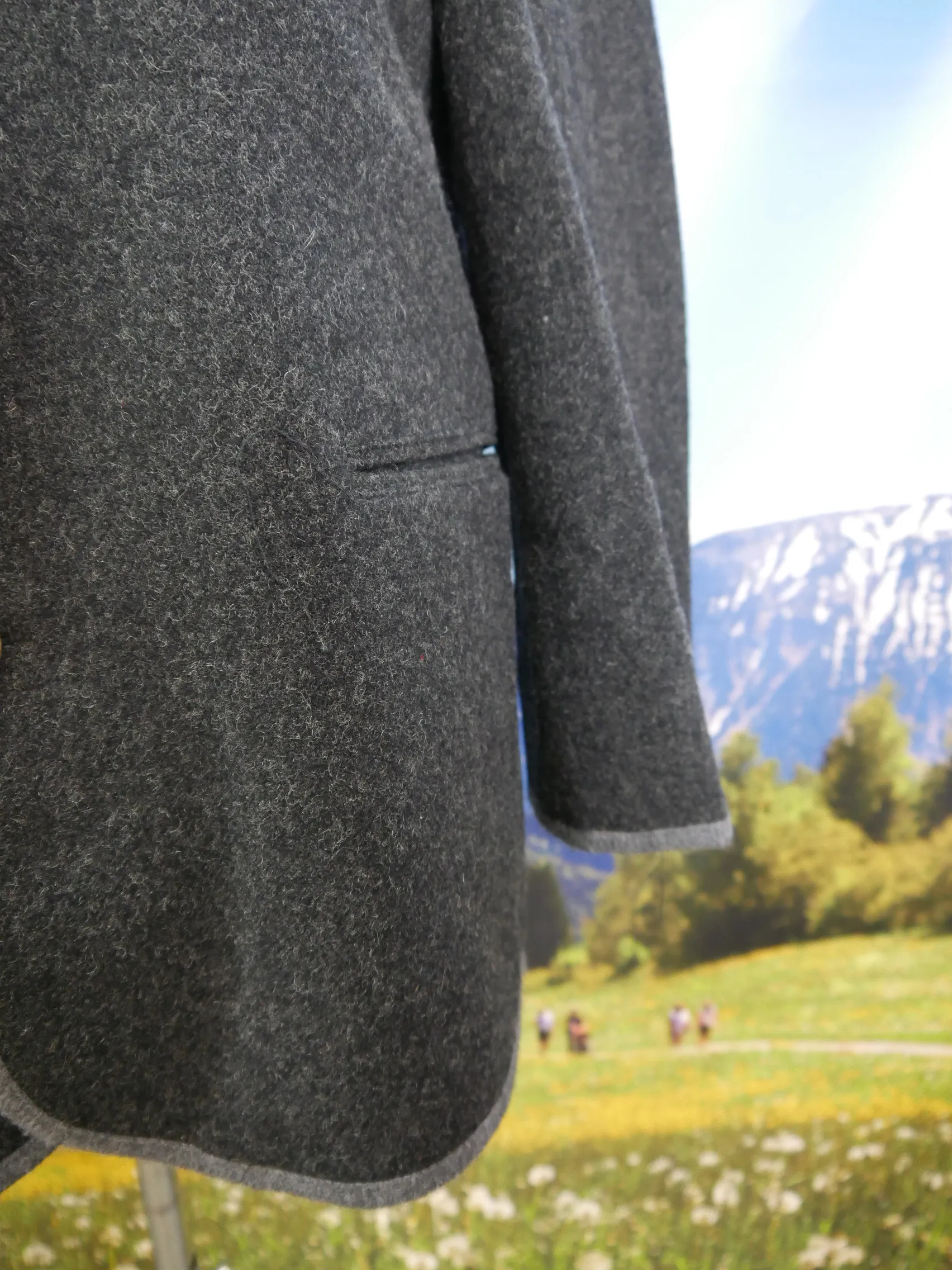 Zugspitz Trachten neuwertig Walkjacke mit Weste klasse Walkjacke Jacke Gr.54